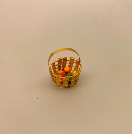 Miniature Løse Kulørte Æg, Miniature Kurv Lille Rund Lys, lillebitte, håndflette, håndlavet, fletkurv, mini, kurv, påske, påskepynt, 1:12, miniaturer, miniature, dukkehuset, sætterkassen, sættekasse, sangskjuler, ting til, dukkehusting, dukkehustilbehør, tilbehør, nisser, nissebo, miniting, påske i, personlig, symbolsk, gave, påskeharen, påsken 2022, sjov, dekoration, biti, ribe, æggekurv, påskeæg, æggejagt,