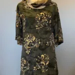 Tunika Model Puri - Krummelurer Sort, grå, elegant, tunika, bluese, lang, slank, feminin, facon, figursyet, elegant, holdbar, kvalitet, flot, fest, festlig, biti, ribe, batik, tryk,