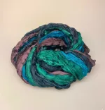 Twistet Silketørklæde 90101 Grøn Petrol Blomme, new york, salto, blommefarvet, aubergine, marine, navy, grøn, blåsort, diskret, klassisk, anvendeligt, stiligt, enkelt, gave, gaveide, biti, ribe, silketørklæde, blødt, lækkert,,