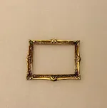 Miniature Billederamme Guld, guldramme, ramme, indramning, maleri, kunst, i glas og ramme, maler, kunstmaler, dukkehusting, dukkehus, tilbehør, ting til, indretning, dukkestue, nisser, sætterkasse, sangskjuler, personlig, sjov, gaveide, gave, symbolsk, miniaturer, miniature, fotoramme, lille, bitte, mini, biti, ribe, 1:12