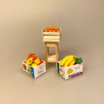 Miniature Piedestal Natur, opsats, bord, lampebord, umalet, ubehandlet, natur, lille, blomsterbord, 1:12, dukkehus, møbler, tilbehør, interiør, nisse, nisser, nissedør, indretning, biti, ribe, miniature, miniaturer,