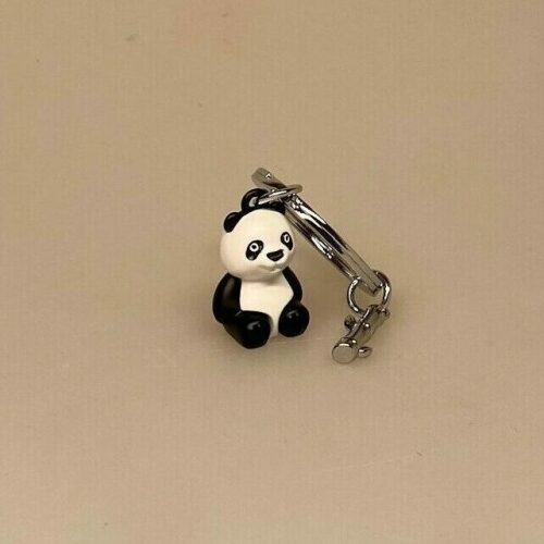 Nøglering med Panda og Bambus, bambusblade, bambusgren, pandabjørn, sort, hvid, kær, nuttet, gave, til børn, kina, østen, zoo, zoologisk have, dyrepasser, dyr, vilde, stor, bamse, lækker, kvalitet, nøglering, nyttig, flot, biti, ribe