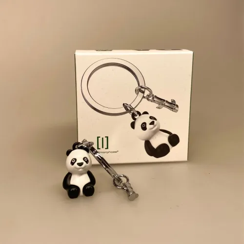 Nøglering med Panda og Bambus, bambusblade, bambusgren, pandabjørn, sort, hvid, kær, nuttet, gave, til børn, kina, østen, zoo, zoologisk have, dyrepasser, dyr, vilde, stor, bamse, lækker, kvalitet, nøglering, nyttig, flot, biti, ribe