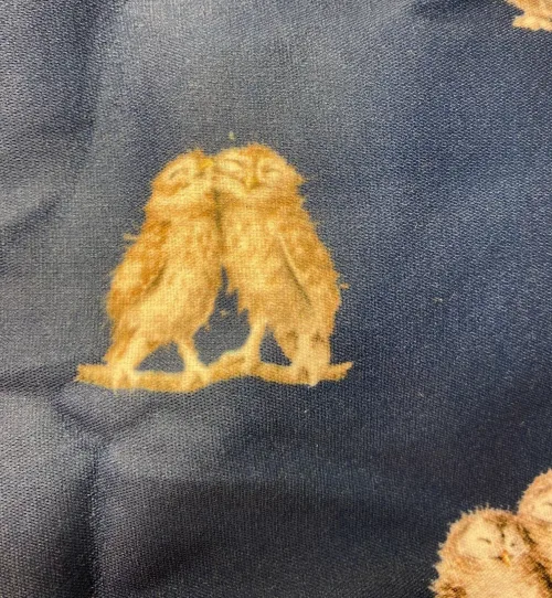 Sammenfoldeligt Net - Ugler, uglenet, uglemotiv, net, indkøbsnet, shopping, bag, foldable, i tasken, genanvendelig, pose, mulepose, tote bag, til mænd, mandenet, stofnet, stofpose, kloge, ugle, student, læsehest, bibliotek, marineblå, mørkeblå, blå, navy, bæredygtig, smart, flot, biti, ribe, gave, gaveide