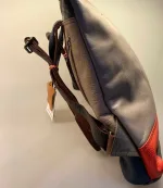 Unika Rygsæk i Læder - Convertible Multi Grå, neutral, farver, speciel, one of a kind, unik, unika, speciel, særlig, lækker, holdbar, praktisk, vendbar, lommer, pc, computer, computerrygsæk, bund, anvendelig, slank, slim, cykle, bærestrop, vegetabislk, garvet, bæredygtig, my wallit, spansk, italiensk, design, my wallit, biti, ribe