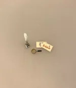 Miniature Lup - Forstørrelsesglas, samler, brændglas, sommerfugle, læsebrille, miniature, dukkehus, sættekasse, sangskjuler, tale, symbolsk, gave, sjov, biti, ribe, nisser, nissetilbehør, dukkehusting, tilbehør, 1:12,