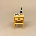 Miniature Tallerken med Cupcakes, muffins, cup cakes, bager, den store bagedyst, bager, konditor, miniaturer, dukkehus, sætterkasse, sættekasse, nisser, nissedør, nissehus, julekalender, dukkestue, dukkehusting, køkken, cafe, konditori, biti, ribe, 1:12