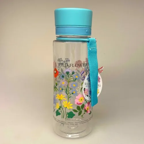 Vandflaske - Vilde Blomster, vandflaske, drikkedunk, saftflaske, vanddunk, vand, vilde, blomster, med vilje, vild, flora, i farver, klokkeblomst, grøftekant, natur, haven, haveglæde, skole, frokost, pause, børnehave, job, arbejde, børn, elsker, biodiversitet, naturens, glæder, liv, fin, pause, skovtur, udflugt, særlig, sød, biti, ribe