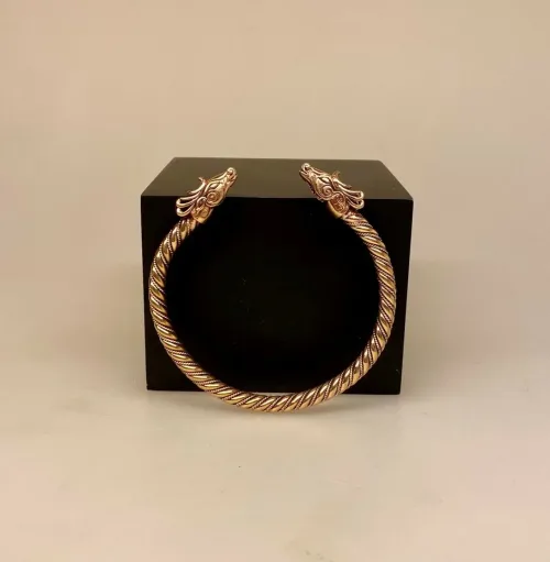 Armbånd Bronze med Thors Bukke Snoet - Billede 2
