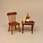 Miniature Juledekoration med Lys, julepynt, dukkehus, dukkehustilbehør, dukkehusting, ting til, tilbehør, 1:12, jul i, nissebo, nisser, nisseting, nissedør, nissehus, julelandskab, julestue, miniature, snelandskab, dukkemøbler, blomster, juleting, julekalender, biti, ribe, birgitte frigast, morgennisser, for børn, december, hygge