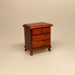 Miniature Kommode Lille Brun, skuffer, møbel, trækommode, enkel, mini, miniature, dukkehus, til, ting, tilbehør, nisser, nissebo, nissedør, nissehus, dukkestue, dukkehustilbehør, dukkehusting, dukkehusmøbler, dukkemøbler, minikommode, symbolsk, gave, gavekort, fint, jul, biti, ribe