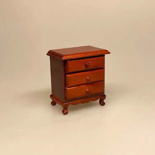 Miniature Kommode Lille Brun, skuffer, møbel, trækommode, enkel, mini, miniature, dukkehus, til, ting, tilbehør, nisser, nissebo, nissedør, nissehus, dukkestue, dukkehustilbehør, dukkehusting, dukkehusmøbler, dukkemøbler, minikommode, symbolsk, gave, gavekort, fint, jul, biti, ribe