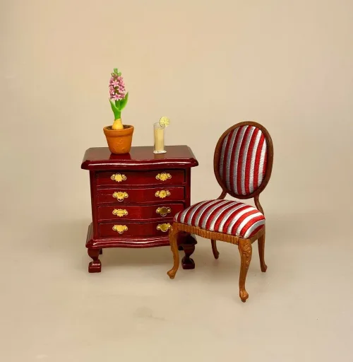 Miniature Potte med Hyacint, hyacinter, forår, jul, juleblomst, mini, miniature, dukkehus, blomster, til, tilbehør, ting til, dukkehusblomster, dukkehusting, dukkehustilbehør, nisser, nissebo, nissehus, julestue, jul i, julepynt, 1:12, nissedør, birgitte frigast, biti,, ribe