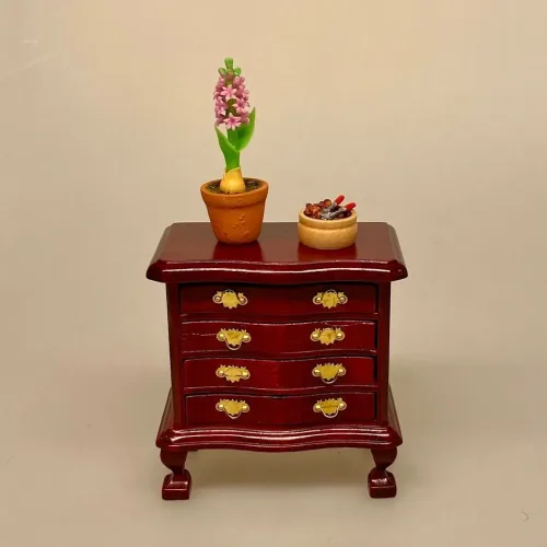 Miniature Potte med Hyacint, hyacinter, forår, jul, juleblomst, mini, miniature, dukkehus, blomster, til, tilbehør, ting til, dukkehusblomster, dukkehusting, dukkehustilbehør, nisser, nissebo, nissehus, julestue, jul i, julepynt, 1:12, nissedør, birgitte frigast, biti,, ribe