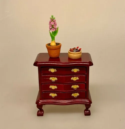 Miniature Potte med Hyacint, hyacinter, forår, jul, juleblomst, mini, miniature, dukkehus, blomster, til, tilbehør, ting til, dukkehusblomster, dukkehusting, dukkehustilbehør, nisser, nissebo, nissehus, julestue, jul i, julepynt, 1:12, nissedør, birgitte frigast, biti,, ribe