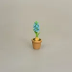Miniature Potte med Hyacint, hyacinter, forår, jul, juleblomst, mini, miniature, dukkehus, blomster, til, tilbehør, ting til, dukkehusblomster, dukkehusting, dukkehustilbehør, nisser, nissebo, nissehus, julestue, jul i, julepynt, 1:12, nissedør, birgitte frigast, biti,, ribe