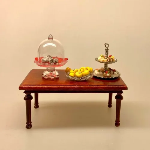 Miniature Romkugler - 6 stk. med Kokos, romkugle, trøfler, trøffel, studenterbrød, snøfler, bagværk, bagning, bager, konditor, den store bagedyst, 1:12, mini, mad, kager, dukkehus, dukkehusting, dukkehustilbehør, ting til, tilbehør, butik, miniaturer, nisser, nissehus, nissedør, nissebo, jul i, julen, sættekasse, sætterkasse, sangskjuler, symbolsk, cravings, laster, biti, ribe