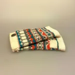 Strikkede Vanter uden Fingre - Natur Mønster, uden fingre, muffedisser, håndledsvarere, luffer, vanter, med foer, forede, windstopper, fleece, lyse, friske, hønsestrik, mønsterstrik, borter, naturhvid, råhvid, søde, ren, uld, biti, pulsvarmere, strik, accessories,