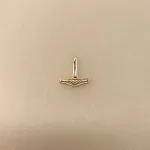 Vikingevedhæng Bronze - Thorshammer Mini, kobber, bronze, gylden, guld, massiv, ægte, original, mjølner, hammer, vedhæng, sterling, sølv, ægte, original, thor, aser, asatro, kriger, krigsgud, amulet, sejr, held, museumssmykker, gamle, nordiske, guder, historiske, smykker, kopi, fund, udgravninger, ribe, danefæ, kopismykker, biti, vikingetiden, oldnordiske