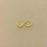 Creoler - Ø 10 mm Øreringe Forgyldt Sølv - Glatte Hoops 2 mm, søg, 2010, små, tykke, chunky, kraftige, creoler, hoops, runde, øreringe, ørenringe, ringe, ægte, guld, forgyldt, sterling sølv, forgyldt sølv, billige, god kvalitet, holdbare, stine a, enamel, maanesten, danske mærker, danske, brands, design, små, guldøreringe, guldhoops, biti, ribe