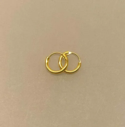 Creoler - Ø 12 mm Øreringe Forgyldt Sølv - Glatte Hoops 2 mm, søg, 2012, små, tykke, chunky, kraftige, creoler, hoops, runde, øreringe, ørenringe, ringe, ægte, guld, forgyldt, sterling sølv, forgyldt sølv, billige, god kvalitet, holdbare, stine a, enamel, maanesten, danske mærker, danske, brands, design, små, guldøreringe, guldhoops, biti, ribe