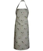 Forklæde i Bomuld med Tryk - Unisex - Høns Grå, chicken, sophie allport, apron, forklæde, med smæk, til damer, til herrer, til mænd, Forklæde i Bomuld med tryk - Unisex - Høns, høne, hønsegård, hønsehold, ting med, hønseting, gave, gaveide, julegave, forklæde, til damer, til mænd, på landet, lækkert, kvalitet, biti, ribe, sophie, allport,