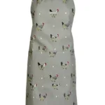 Forklæde i Bomuld med Tryk - Unisex - Høns Grå, chicken, sophie allport, apron, forklæde, med smæk, til damer, til herrer, til mænd, Forklæde i Bomuld med tryk - Unisex - Høns, høne, hønsegård, hønsehold, ting med, hønseting, gave, gaveide, julegave, forklæde, til damer, til mænd, på landet, lækkert, kvalitet, biti, ribe, sophie, allport,