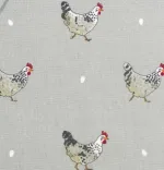 Forklæde i Bomuld med Tryk - Unisex - Høns Grå, chicken, sophie allport, apron, forklæde, med smæk, til damer, til herrer, til mænd, Forklæde i Bomuld med tryk - Unisex - Høns, høne, hønsegård, hønsehold, ting med, hønseting, gave, gaveide, julegave, forklæde, til damer, til mænd, på landet, lækkert, kvalitet, biti, ribe, sophie, allport,