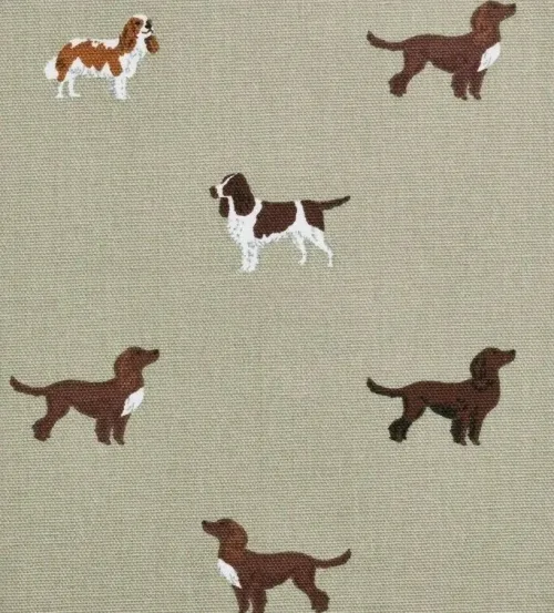 Forklæde i Bomuld med Tryk - Unisex - Spaniels, spaniel, hunde, cocker, amerikansk, engelsk, springer, cavallier, king charles, unisex, til mænd, til damer, gave, gaveide, julegave, personlig, nyttig, madkavning, kok, køkken, praktisk, nyt, smart, lækker, kvalitet, sophie, allport, ting, med, tryk, hundeejer, hundelufter, hundepasser, elsker, hunde, biti, ribe, grill, weber,