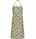 Forklæde i Bomuld med Tryk - Unisex - Spaniels, spaniel, hunde, cocker, amerikansk, engelsk, springer, cavallier, king charles, unisex, til mænd, til damer, gave, gaveide, julegave, personlig, nyttig, madkavning, kok, køkken, praktisk, nyt, smart, lækker, kvalitet, sophie, allport, ting, med, tryk, hundeejer, hundelufter, hundepasser, elsker, hunde, biti, ribe, grill, weber,