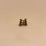 Miniature Kikkert, ornitolog, minikikkert, miniature, jagt, jæger, udstyr, 1:12, symbolsk, gave, nisser, nissetilbehør, ting, til, tilbehør, nissedør, nissetilbehør, dukkehus, dukkehustilbehør, dukkehusting, vinter, jul, biti, ribe,