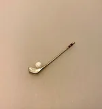 Miniature Kølle og Bold, golf, golfkølle, golfjern, golfsæt, golfspiller, gave, i, symbolsk, hockey, hockeystav, tennisbold, boldspil, legetøj, miniature, sangskjuler, sjov, lille, mini, dukkehus, tilbehør, ting til, dukkehustilbehør, 1:12, miniting, biti, ribe,