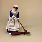 Miniature Støvsuger, rengøring, rengøringshjælp, symbolsk, gave, gavekort, 1:12, lille, bitte, sjov, sangskjuler, dukkehus, ting, til, tilbehør, miniature, miniaturer, nisser, nissetilbehør, nissedør, dukkehusting, dukkehustilbehør, jul, julerengøring, sangskjuler, biti, ribe, upstairs, downstairs