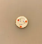 Miniature Tallerken Porcelæn Blomster, service, kaffe, kaffeservice, middagstallerken, mini, miniature, miniatyre, 1:12, dukkehus, nisser, symbolsk, gave, gavekort, sangskjuler, sønderjysk kaffebord, tjener, madlavning, borddækning, nisserne, nissedør, dukkehusting, dukkehustilbehør, interiør, ting til, sættekasse, sætterkasse, biti, Best in miniature