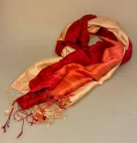 Blød Thaisilke Tørklæde XL - Pink Koral Pudder, 2073, 27, pink, pudder, nude, rosa, rust, glade, farver, rød, lilla, cerise, flot, lækkert, stola, sjal, tørklæde, stort, langt, blødt, eksklusivt, elegant, luksus, kvalitet, silke, ren, ægte, thaisilke, festligt, smart, gave, gaveide, over skuldrene, julegave, biti, ribe