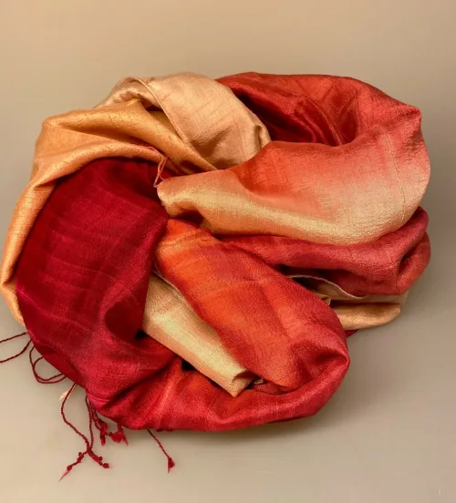 Blød Thaisilke Tørklæde XL - Pink Koral Pudder, 2073, 27, pink, pudder, nude, rosa, rust, glade, farver, rød, lilla, cerise, flot, lækkert, stola, sjal, tørklæde, stort, langt, blødt, eksklusivt, elegant, luksus, kvalitet, silke, ren, ægte, thaisilke, festligt, smart, gave, gaveide, over skuldrene, julegave, biti, ribe