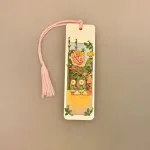 Bogmærke Karton med Elsa Beskow Blomsterfesten Rose, blomsterfeste, elsa beskow, bogmærke, læsehest, gave, billig, fin, sød, biti, ribe