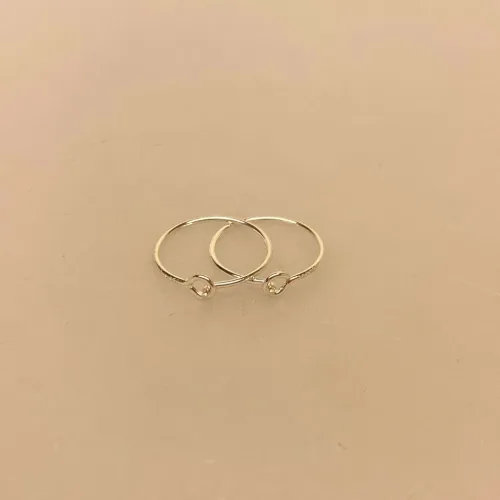 Creoler i Sølv Ø 15 mm med Øjelås, susanne friis bjørner, enkle, simple, tynde, ægte, ren, sølv, sterling, 925, dansk, design, små, lette, billige, tilbud, biti, runde, øreringe, hoops, ribe, stine a, maanesten, enamel, cph, sfb