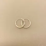 Creoler i Sølv Ø 16 mm Glatte Hoops 2 mm, sø 2016, tykke, små, kraftige, ren, ægte, sterling, sølv, 925, billige, tilbud, enkle, glatte, lyse, kvalitet, nikkelfri, for et par, par, hoops, creoler, runde, ringe, øreringe, stine a, pico, maria, black, biti, ribe