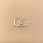 Creoler i Sølv Ø 16 mm Glatte Hoops 2 mm, sø 2016, tykke, små, kraftige, ren, ægte, sterling, sølv, 925, billige, tilbud, enkle, glatte, lyse, kvalitet, nikkelfri, for et par, par, hoops, creoler, runde, ringe, øreringe, stine a, pico, maria, black, biti, ribe