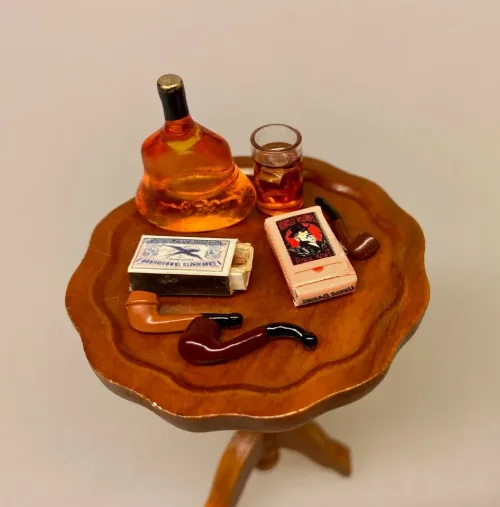 Kun Én af Hver - Miniature Piber Cigaretter og Tændstikker, tændstikæske, tændstiksæske, cigaretter, cigaretpakke, ryger, rygning, tobak, sjov, sangskjuler, konfirmand, miniature, 1:12, symbolsk, cigar, cigarbar, gavekort, symbolsk, gave, sættekasse, dukkehusting, dukkehus, tilbehør, ting, til, nisser, upolitisk, biti, ribe