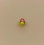Miniature Kurv med Påskeæg, påskepynt, 1:12, påskeæg, Miniature Kurv Lille Rund Brun, mini, kurv, påske, påskepynt, 1:12, miniaturer, miniature, dukkehuset, sætterkassen, sættekasse, sangskjuler, ting til, dukkehusting, dukkehustilbehør, tilbehør, nisser, nissebo, miniting, påske i, personlig, symbolsk, gave, påskeharen, påsken 2022, sjov, dekoration, biti, ribe, æggekurv, påskeæg, æggejagt,