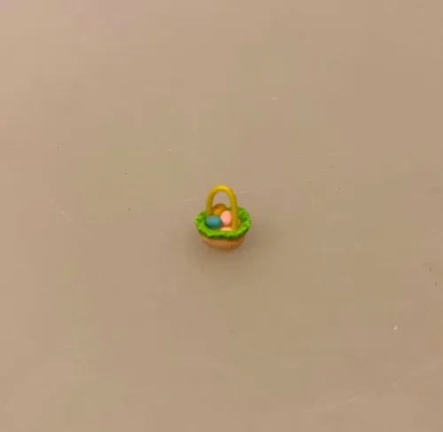 Miniature Kurv med Påskeæg, påskepynt, 1:12, påskeæg, Miniature Kurv Lille Rund Brun, mini, kurv, påske, påskepynt, 1:12, miniaturer, miniature, dukkehuset, sætterkassen, sættekasse, sangskjuler, ting til, dukkehusting, dukkehustilbehør, tilbehør, nisser, nissebo, miniting, påske i, personlig, symbolsk, gave, påskeharen, påsken 2022, sjov, dekoration, biti, ribe, æggekurv, påskeæg, æggejagt,