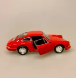 Modelbil Porsche 911 - Rød , 1965, modelbil, rød porche, lille bil, legetøj, legetøjsbil, model, biti, ribe, racerbil, kørekort, gave, symbolsk