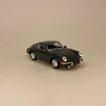Modelbil Porsche 911 - Umbra Grøn, mørkegrøn, sort, 1965, modelbil, rød porche, lille bil, legetøj, legetøjsbil, model, biti, ribe, racerbil, kørekort, gave, symbolsk