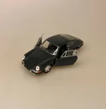 Modelbil Porsche 911 - Umbra Grøn, mørkegrøn, sort, 1965, modelbil, rød porche, lille bil, legetøj, legetøjsbil, model, biti, ribe, racerbil, kørekort, gave, symbolsk