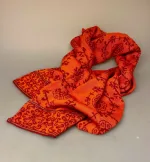 Alpaca Tørklæde Dobbelt - Deco Orange