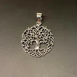 Vedhæng Sølv - Livets Træ Yggdrasil Filigran Stor,Vedhæng Sølv - Livets Træ Yggdrasil Organisk