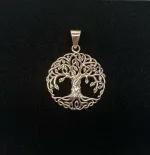 Vedhæng Sølv - Livets Træ Yggdrasil Organisk, rodfæstet, stabil, styrke, stærk, fundament, stabil, Vedhæng Sølv - Livets Træ Yggdrasil Organisk