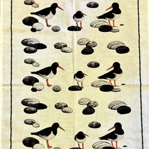 Viskestykke med Hør - Strandskader, vadehavet, vadere, vadefugle, vadehavsfugle, ornitolog, kigger på, fugle, marsken, souvenir, ribe, viskestykke, hørviskestykke, svensk, ekelund, lækkert, kvalitet, stiligt, stilrent, flot, grafisk, biti, ribe, nationalpark, sort sol,, Viskestykke med Hør - Strandskader, vadehavet, vadere, vadefugle, vadehavsfugle, ornitolog, kigger på, fugle, marsken, souvenir, ribe, viskestykke, hørviskestykke, svensk, ekelund, lækkert, kvalitet, stiligt, stilrent, flot, grafisk, biti, ribe, nationalpark, sort sol,